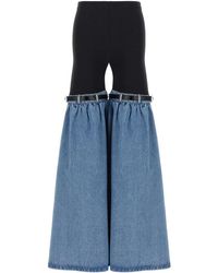 Coperni - Hybrid Denim Flare Pants - Lyst