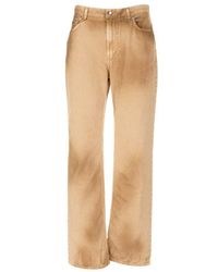 Dolce & Gabbana - Logo Plaque Shaded Jeans - Lyst