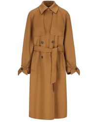 Max Mara - Falcone Belted Trench Coat - Lyst