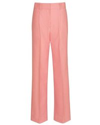 Givenchy - pink Light Wool Wide-leg Pant - Lyst