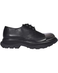 Alexander McQueen - Tread Derby Lace-up Shoes - Lyst