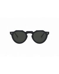 Lesca - Pica Round Frame Sunglasses - Lyst
