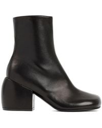 Dries Van Noten - Side Zipped Ankle Boots - Lyst