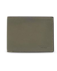 COACH - Leather Wallet, - Lyst
