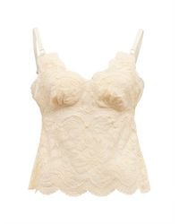 Rabanne - Lace V-Neck Tank Top - Lyst