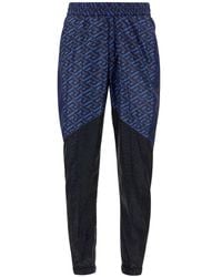 Versace - Panelled Logo Print Sweatpants - Lyst
