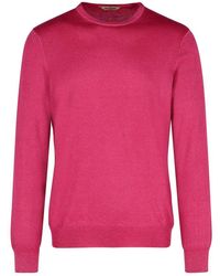 Gran Sasso - Crewneck Ribbed Jumper - Lyst