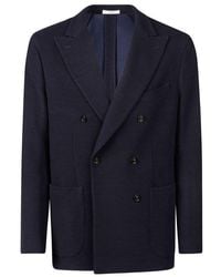 Boglioli - Double-Breasted Blazer Jacket - Lyst