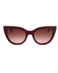 Longchamp - Cat Eye Frame Sunglasses - Lyst