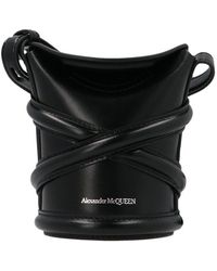 Alexander McQueen The Curve Mini Bag - Black