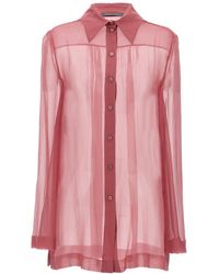 Alberta Ferretti - Long-Sleeved Button-Up Shirt - Lyst