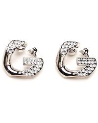 Givenchy Crystal Embellished Earrings - White