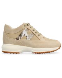 Hogan - Interactive Sequinned Logo Panelled Sneakers - Lyst