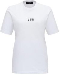 DSquared² - Logo Printed Crewneck T-Shirt - Lyst