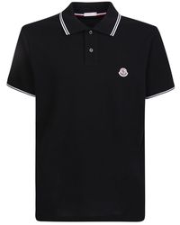Moncler - Short-sleeved Polo Shirt - Lyst