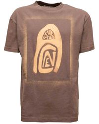 Acne Studios - Logo Printed Crewneck T-shirt - Lyst