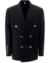 Burberry - Double-breasted Tailored Blazer - Lyst