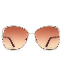 Tom Ford - Marta Round Frame Sunglasses - Lyst