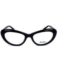 Max Mara - Cat-Eye Frame Glasses - Lyst