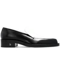 Jil Sander - Two-tone Pointed-toe Loafers - Lyst