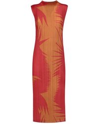 Issey Miyake - Printed Tube Long Dress - Lyst