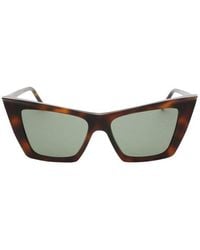 Saint Laurent - Sl 372 Cat-eye Frame Sunglasses - Lyst
