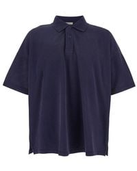 JW Anderson - Oversize Polo Shirt With Classic Collar - Lyst