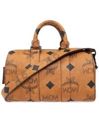 MCM - Aren Boston Small Top Handle Bag - Lyst