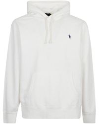 Polo Ralph Lauren - Logo Embroidered Long-sleeved Hoodie - Lyst