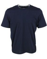 Barba Napoli - Short-sleeved Crewneck T-shirt - Lyst