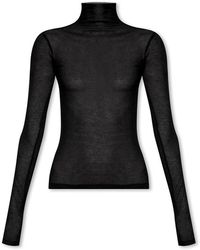 Ann Demeulemeester - Kaisu Standard Fit Long-sleeved Turtleneck T-shirt - Lyst