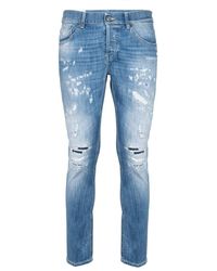 Dondup - Distressed Skinny Jeans - Lyst