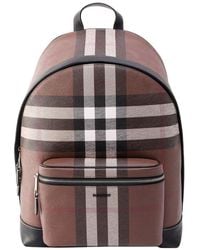 Burberry Check Patterned Backpack - Multicolour