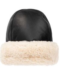 Totême - Leather Hat, - Lyst