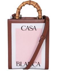 Casablancabrand - Logo Printed Mini Casa Tote Bag - Lyst