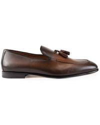 Doucal's - Tassel Detailed Slip-On Loafers - Lyst