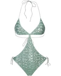 Oséree - Sequin Embellished One-piece Swimsuit - Lyst