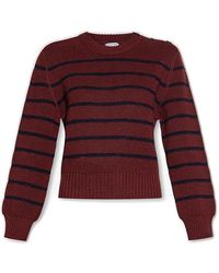 Bottega Veneta - Burgundy Wool Sweater - Lyst