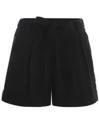 Pinko - Primula Belted Shorts - Lyst