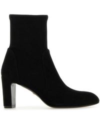 Stuart Weitzman - Pointed Toe Ankle Boots - Lyst