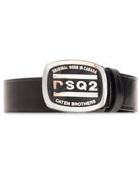 DSquared² - Belt With Logo - Lyst