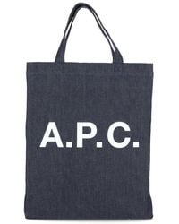 A.P.C. - Bags.. Blue - Lyst