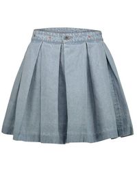 Vetements - Denim School Girl Skirt - Lyst