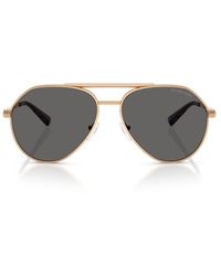 Michael Kors - Brentwood Pilot Frame Sunglasses - Lyst