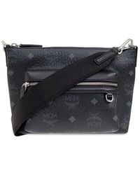 MCM - Allover Logo Printed Shoulder Bag - Lyst