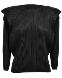 Pleats Please Issey Miyake - 'Monthly Colors: September' Blouse - Lyst