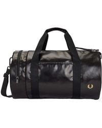 Fred Perry - Logo-printed Zipped Holdall Bag - Lyst
