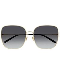 Chloé - Butterfly Frame Sunglasses - Lyst