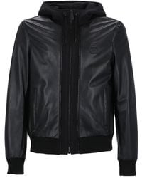 Philipp Plein Leather jackets for Men - Up to 50% off at Lyst.com