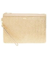 Melissa Odabash - Wovened Zipped Clutch Bag - Lyst